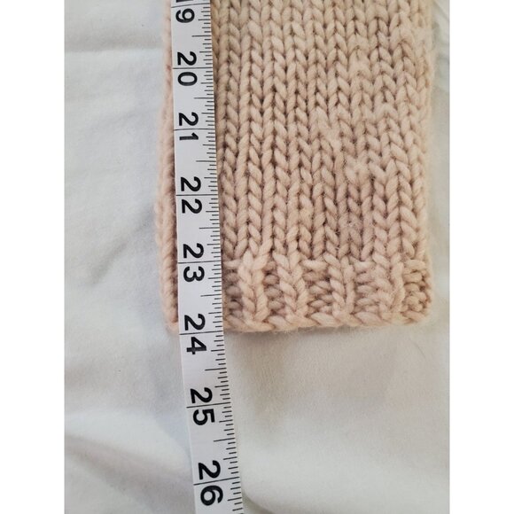 Amalialad Anthropology Wool Cardigan Sweater Size Medium Granola Chuncky Knit - Picture 12 of 16